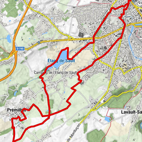 Montluçon - Cascade - Peu de Sault - Prémilhat
