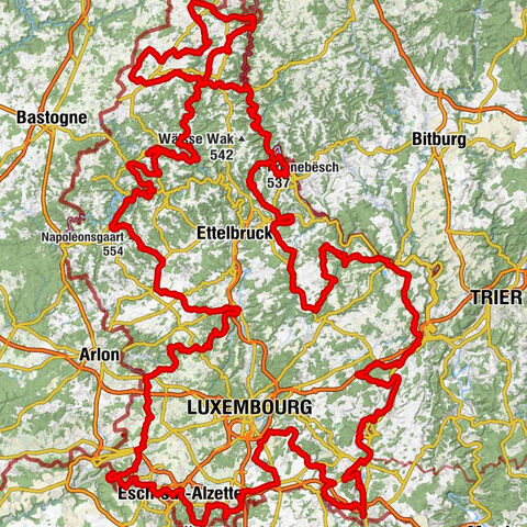 Schengen - Jakobuskierch - Buergplaz - Col de l´Europe