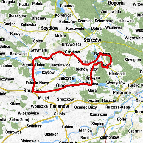 Stopnica - Kościół pw. Wniebowzięcia Najświętszej Maryi Panny - Oleśnica