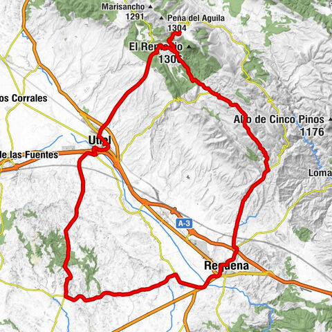 Utiel - La Torrecilla - Requena - Las Peñas