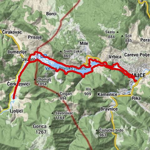 Pijavice - Vrbica - Konoba Slapovi - Jajce