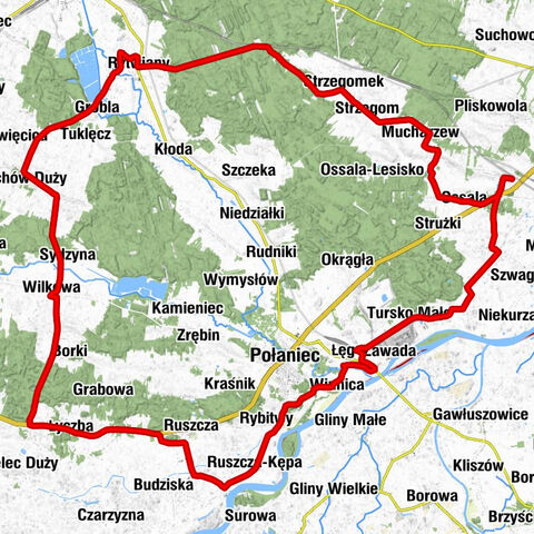Niekrasów Poduchowny - Niekrasów - Tursko Wielkie-Koziarówka - Kościół pw. Nawiedzenia Najświętszej Maryi Panny