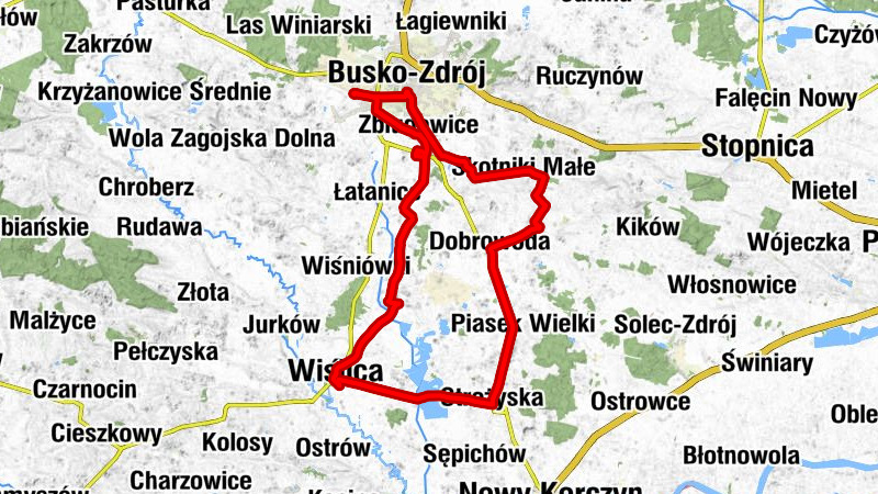 Kwiatkowa - Kościół pw. Świętego Bartłomieja Apostoła w Chotelu Czerwonym - Bazylika Kolegiacka Narodzenia Najświętszej Maryi Panny - Psia Górka