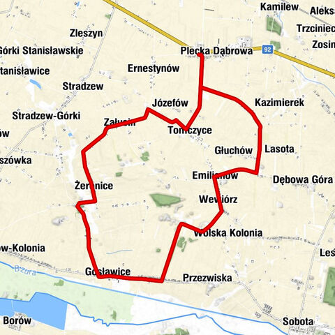 Kościół parafialny pw. Zwiastowania Najświętszej Maryi Panny i św. Barbary - Plecka Dąbrowa - Antoniew - Głuchów