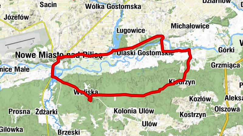 Gastrofaza - Nowe Miasto nad Pilicą - Pobiedna - Kościół filialny pw. Świętego Krzyża