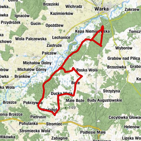 Kępa Niemojewska - Budy Grzegorzewskie - Kaplica szpitalna - Kościół pw. Matki Bożej Częstochowskiej