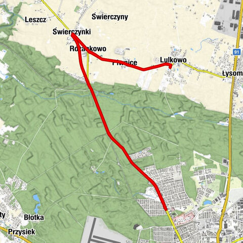 Lulkowo - Restauracja Pętla - Toruń - Kościół pw. Świętego Antoniego