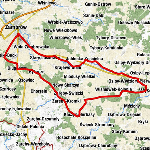 Zambrów - Osiedle Południowe Pierwsze - Wola Zambrowska - Kościół pw. Świętego Maksymiliana Kolbego