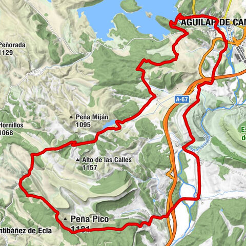 Mave - Ermita de San Roque (humilladero) - Aguilar de Campoo - Santa María de Mave