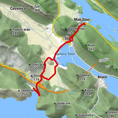 Prapratno - Sv. Kata - crkva svetog Vlaha - Mali Ston