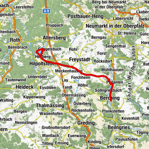 St. Lorenz - Berching - Rappersdorf - Bachhausen