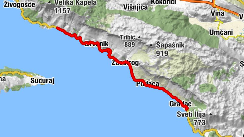 Gradac - Brist - Podaca - Crkva sv. Jurja