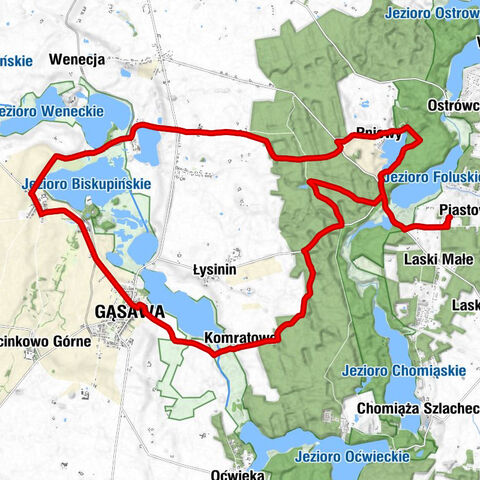 Piastowo - Pniewy - Huby Godawskie - Gąsawa