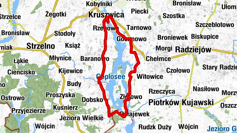 Ostrowo - Kicko - Kruszwica - Kaplica cmentarna