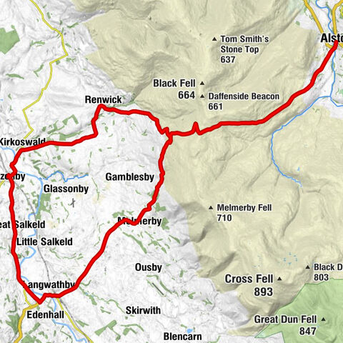 Lazonby and Kirkoswald - Lazonby - Kirkoswald - Alston