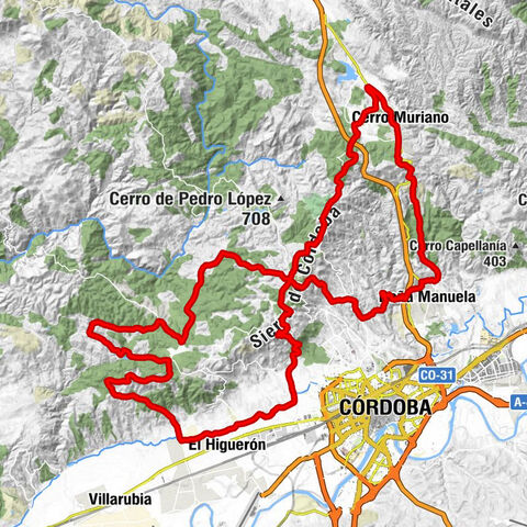 Córdoba - Huerta de la Cruz - Lagar de la Cruz - Cerro Muriano