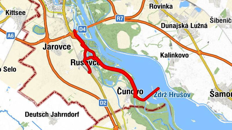 Rusovce - Petržalka - Čunovo