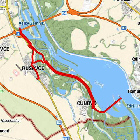 Rusovce - Petržalka - Čunovo