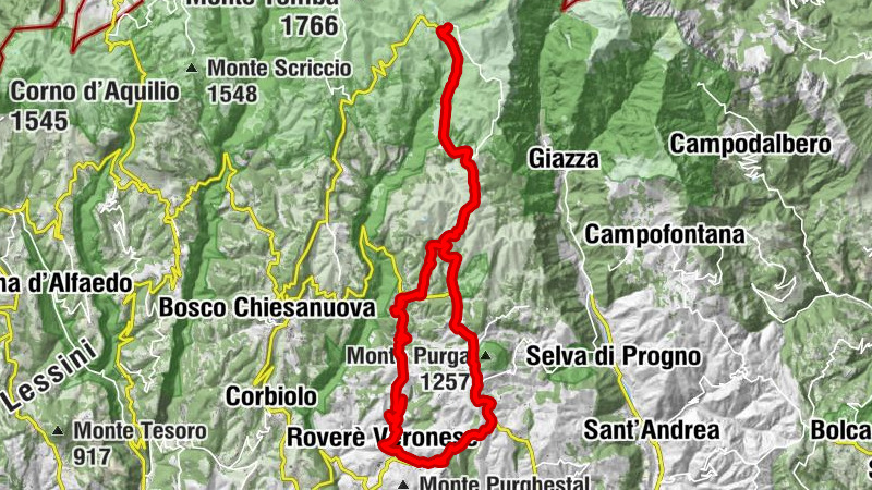 San Giorgio - Chiesetta del Crocefisso - San Carlo - Al Caminetto