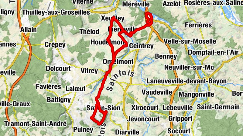 Flavigny-sur-Moselle - Relais de la Poste - Église Saints-Hippolyte-et-Firmin - Colline de Sion