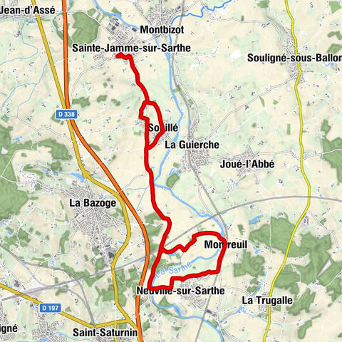 Sainte-Jamme-sur-Sarthe - Clémencé - Les Jolles - Église Saint-Martin