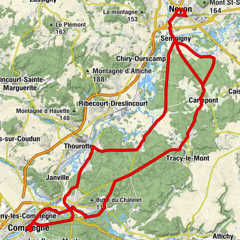 Noyon - Église Saint-Éloi - Église Saint-Jacques - Église Saint-Pierre