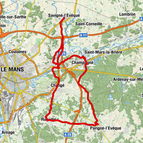 Savigné-l'Évêque - Église Saint-Désiré - Église Saint-Pierre - Église Saint-Martin