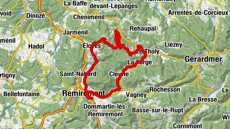 Le Tholy - La Forge - Saint-Amé - Remiremont