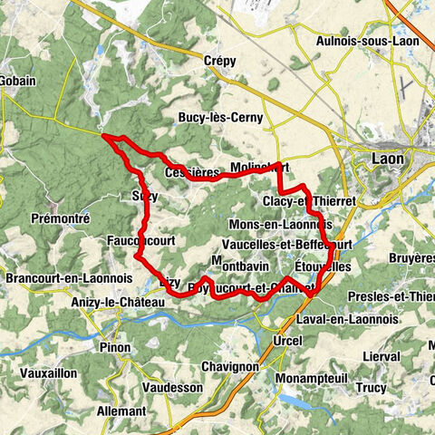 Église Saint-Martin - Église Saint-Sulpice-et-Saint-Antoine - Église Saint-Rémi - Église Saint-Pierre-aux-Liens