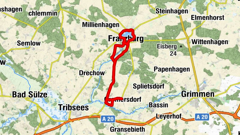 Gremersdorf - Kapelle Gremersdorf - Kirche Franzburg - Franzburg