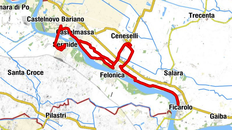 Sermide - Canaletta - Castelmassa - Calto