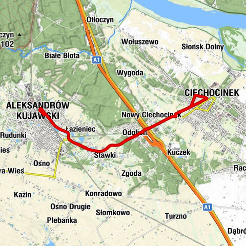 Aleksandrów Kujawski - Kościół pw. Przemienienia Pańskiego - Kaplica pw. Świętego Aleksandra Newskiego