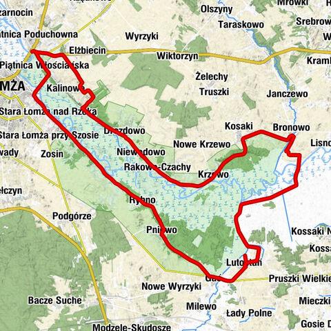 Piątnica Włościańska - Stara Łomża nad Rzeką - Kościół pw. Świętego Jakuba Apostoła - Łomża