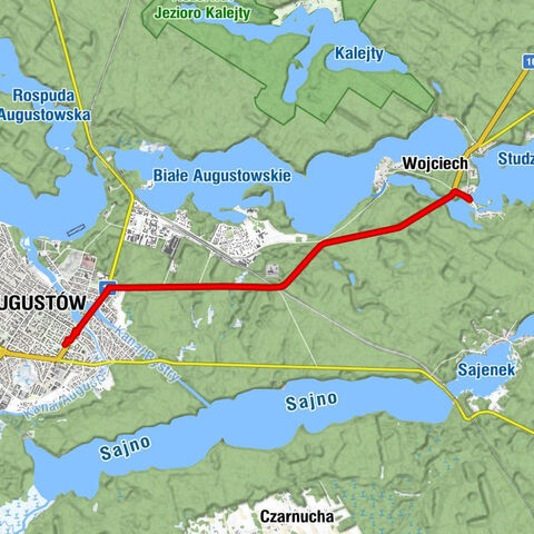 Augustów - Studzieniczna - Zatoka