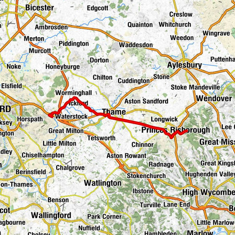 Waterperry with Thomley - Thame - Princes Risborough Methodist Church - Whiteleaf Hill