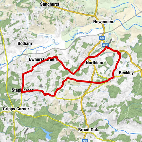 Northiam - St James the Great - St Marks Staplecross - Beckley