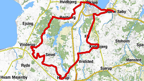 Højslev - Dommerby Kirke - Skive Kirke - Rønbjerg Kirke