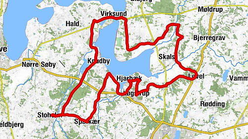 Stoholm - Gammelstrup Kirke - Låstrup Kirke