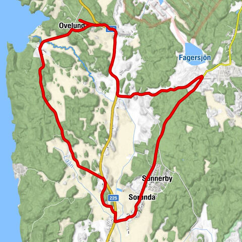 Ovelund - Frölunda - Norra Enby - Sorunda kyrka