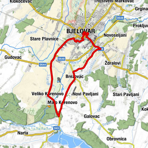 Bjelovar - Bakačevo naselje - Crkva Vavedenja Presvete Bogorodice