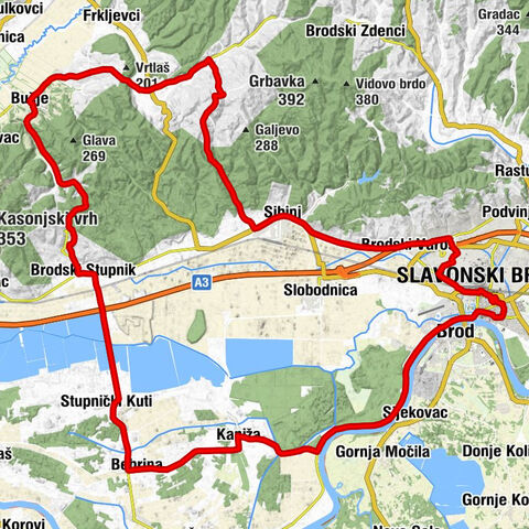 Slavonski Brod - crkva rođenja svetog Ivana Krstitelja - crkva svete Marije Magdalene - crkva Rođenja presvete Bogorodice