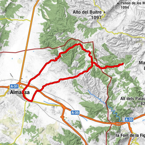 Almansa - Quemados de la Sierra