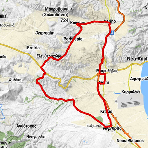 Αλμυρός - Ευξεινούπολη - Άνω Μαυρόλοφος - Πέρδικα
