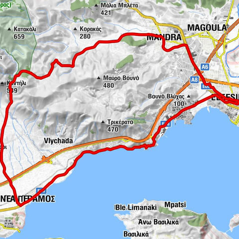 Ελευσίνα - Αγιος Κωνσταντίνος - Μαγούλα - Αγία Αικατερίνη