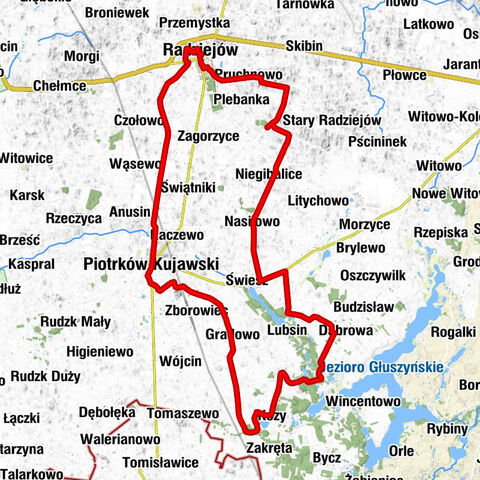 Opatowice - Jeziorki - Radziejów - Piotrków Kujawski