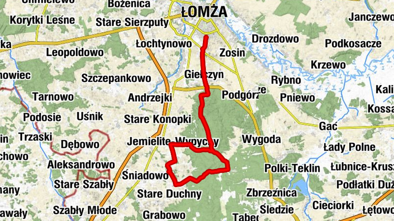 Łomża - Zawady - Giełczyn - Kaplica pw. Matki Bożej Nieustającej Pomocy