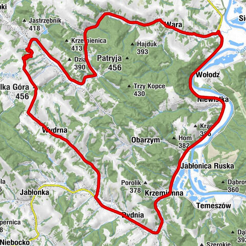 Stadnikówka - Wielka Góra - Kościół pw. MB Królowej Polski - Pilasówka