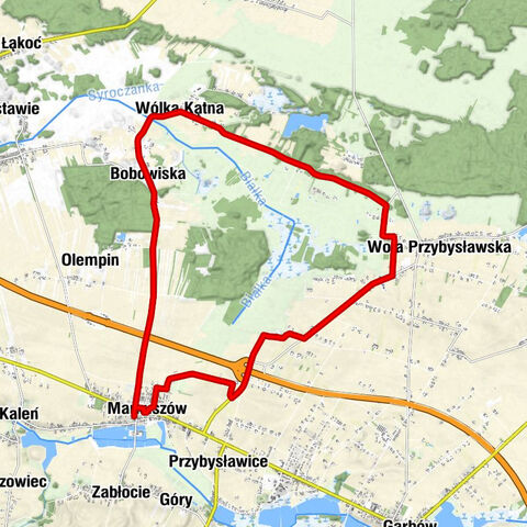 Markuszów - Bobowiska - Wólka Kątna - Zagrody
