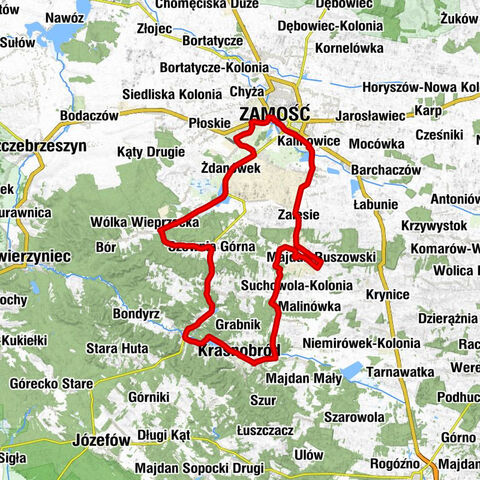 Zachoiny - Kościół pw. Zwiastowania Najświętszej Maryi Panny w Zamościu - Kościół pw. Nawiedzenia Najświętszej Maryi Panny - Kaplica na Wodzie