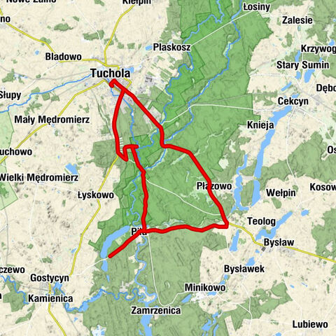 Tuchola - Restauracja "Bory" - Przy Szosie Bydgoskiej